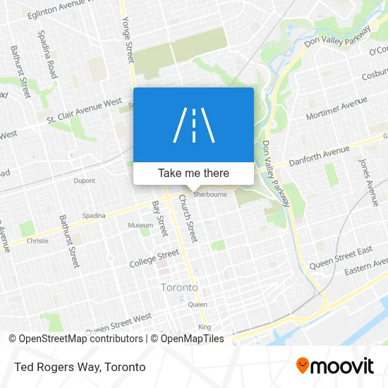 Ted Rogers Way map