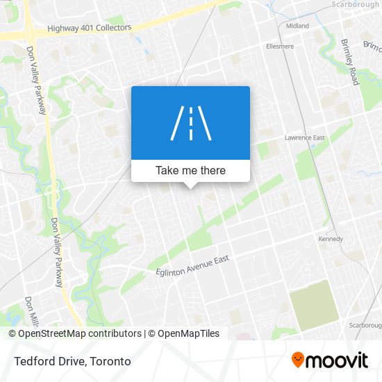 Tedford Drive map