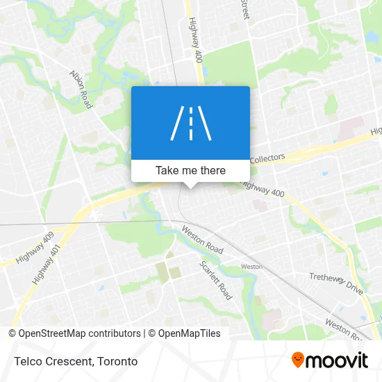 Telco Crescent map