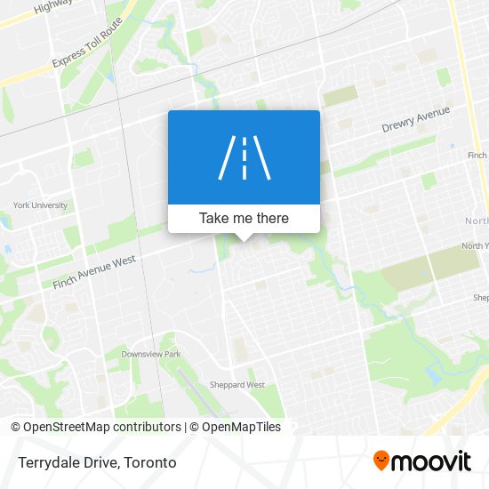 Terrydale Drive map