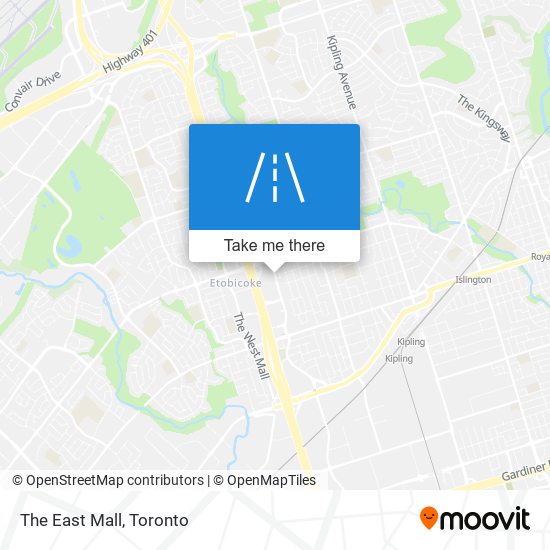 The East Mall map