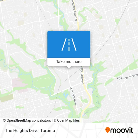 The Heights Drive map