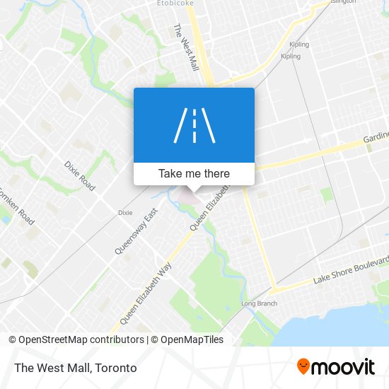 The West Mall map