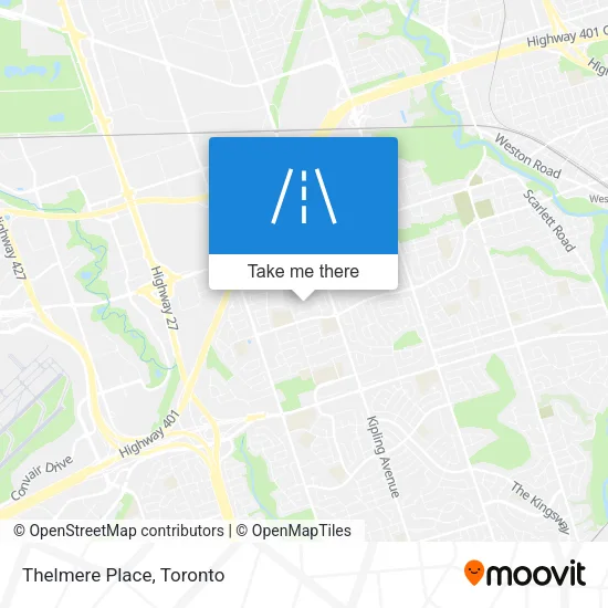 Thelmere Place map