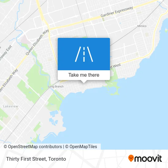 Thirty First Street map