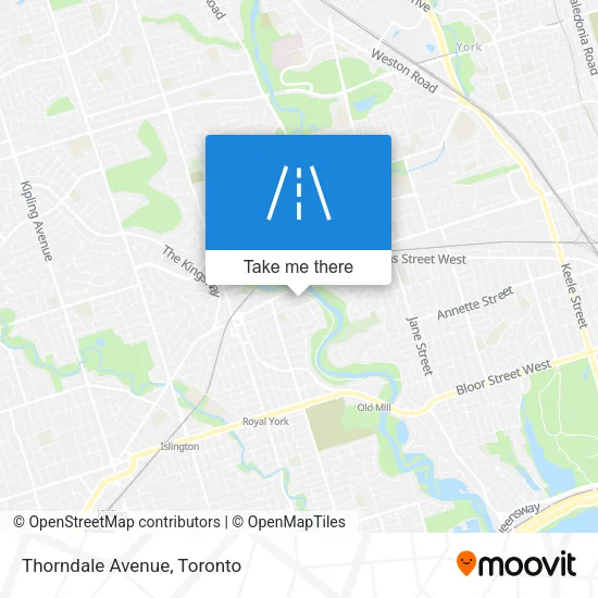 Thorndale Avenue map
