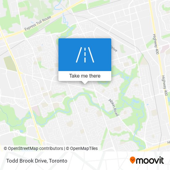 Todd Brook Drive map