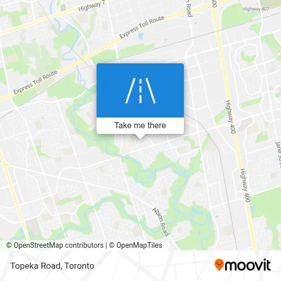 Topeka Road map
