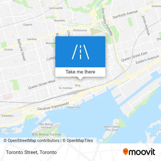 Toronto Street map