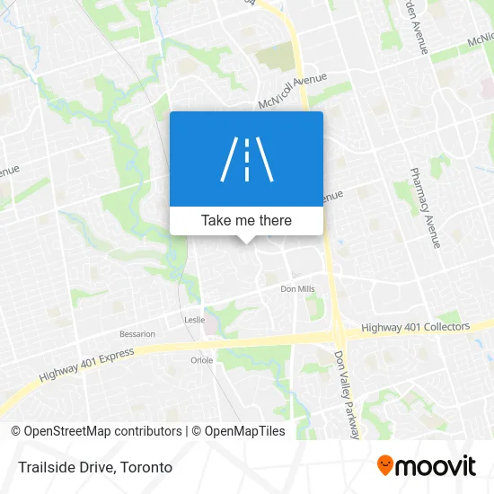 Trailside Drive map