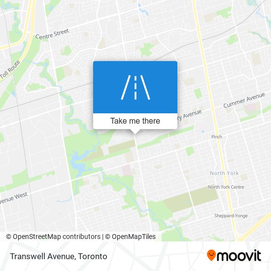 Transwell Avenue map