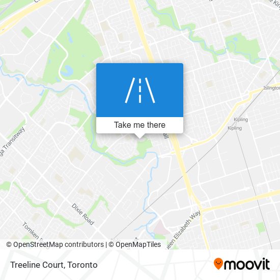 Treeline Court map