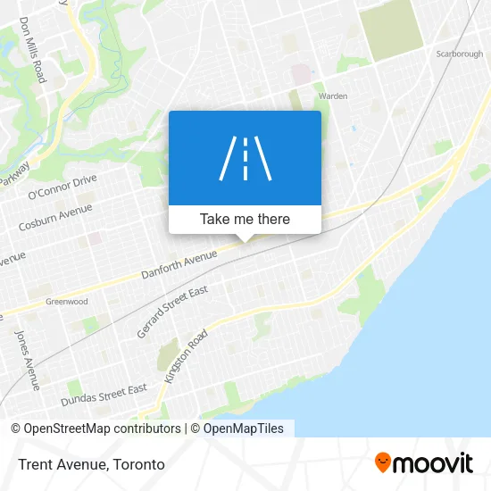 Trent Avenue map