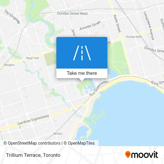 Trillium Terrace map