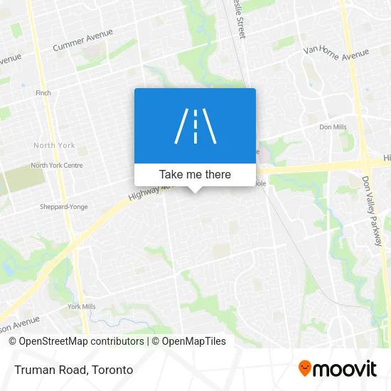 Truman Road map