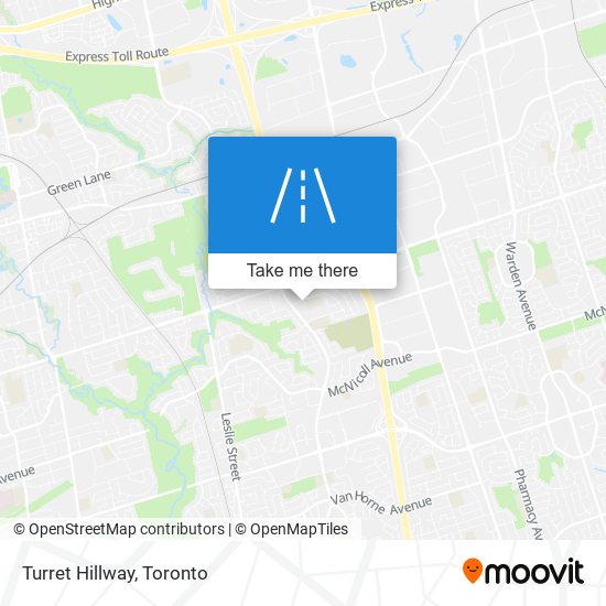 Turret Hillway map