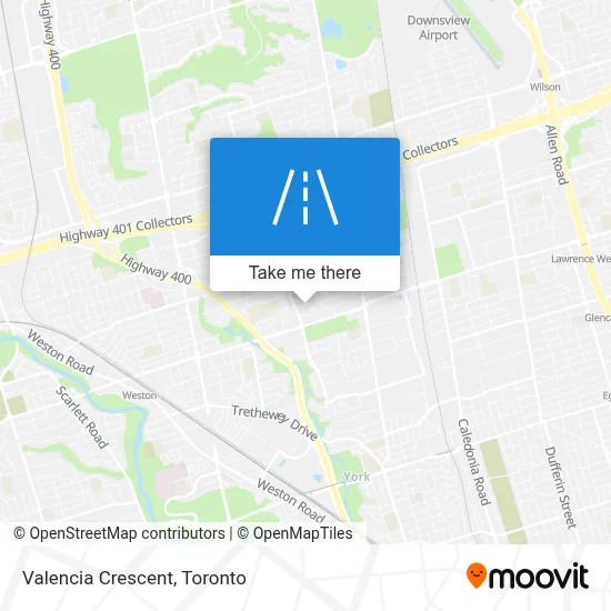 Valencia Crescent map