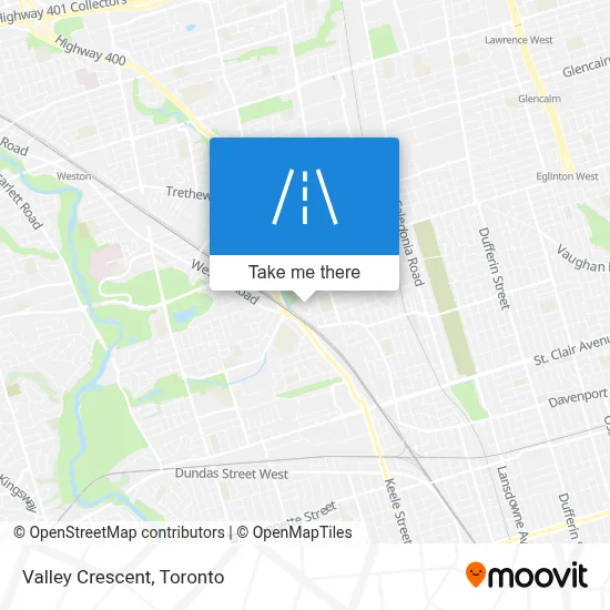 Valley Crescent map