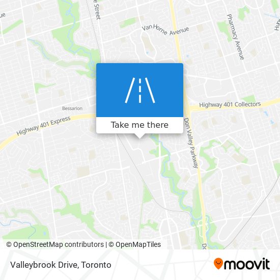 Valleybrook Drive map