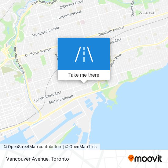 Vancouver Avenue map