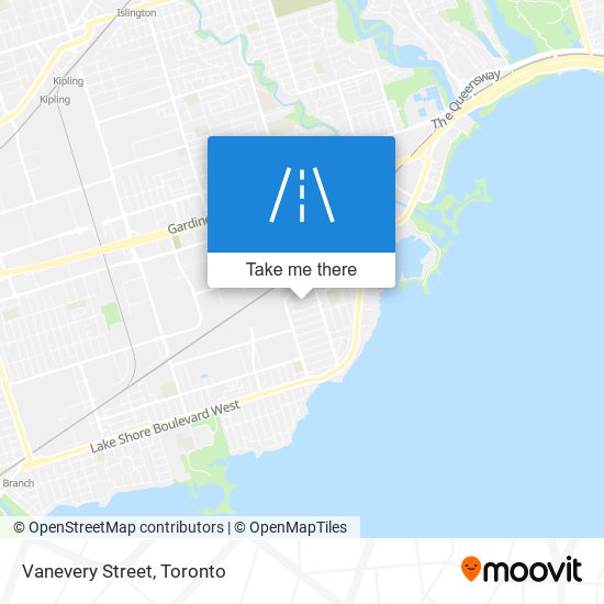 Vanevery Street map