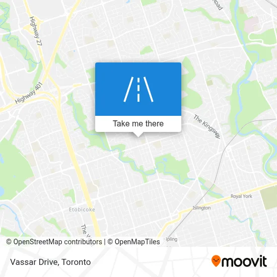 Vassar Drive map
