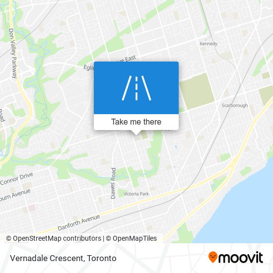 Vernadale Crescent map