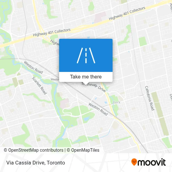 Via Cassia Drive map