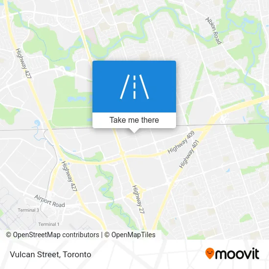 Vulcan Street map