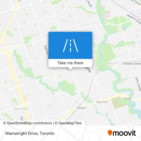 Wainwright Drive map