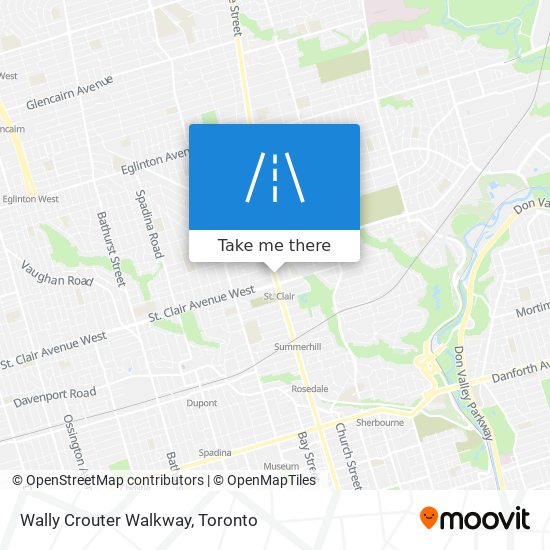 Wally Crouter Walkway map