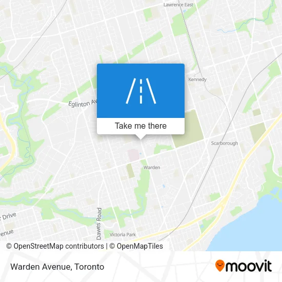 Warden Avenue map