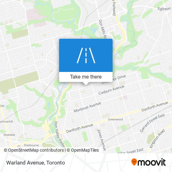 Warland Avenue map
