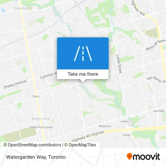 Watergarden Way map
