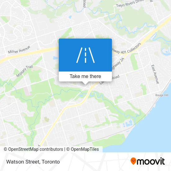 Watson Street map