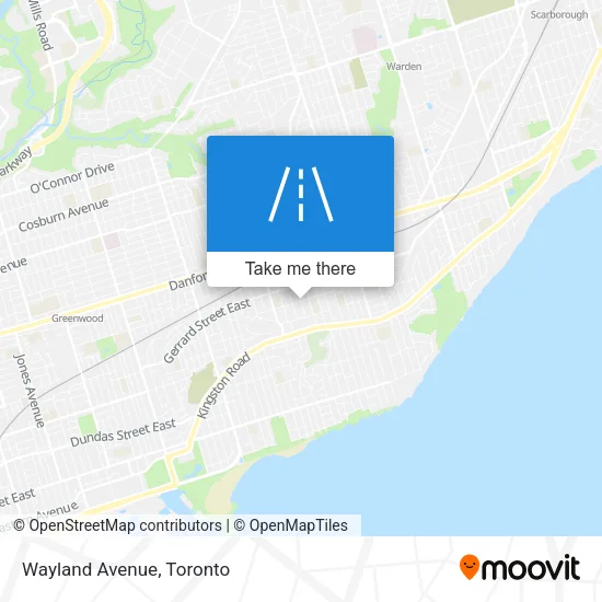 Wayland Avenue map