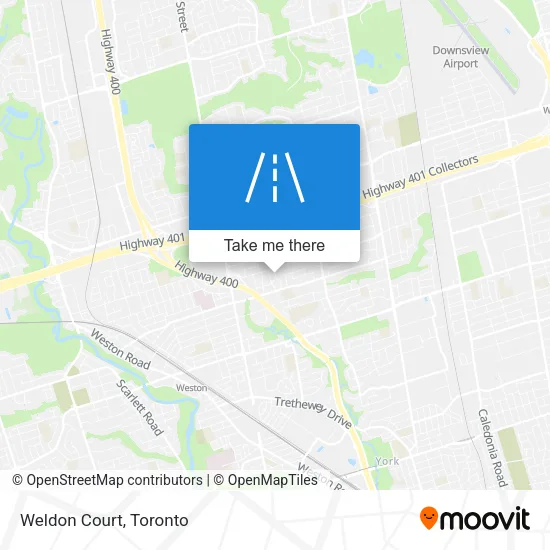Weldon Court map