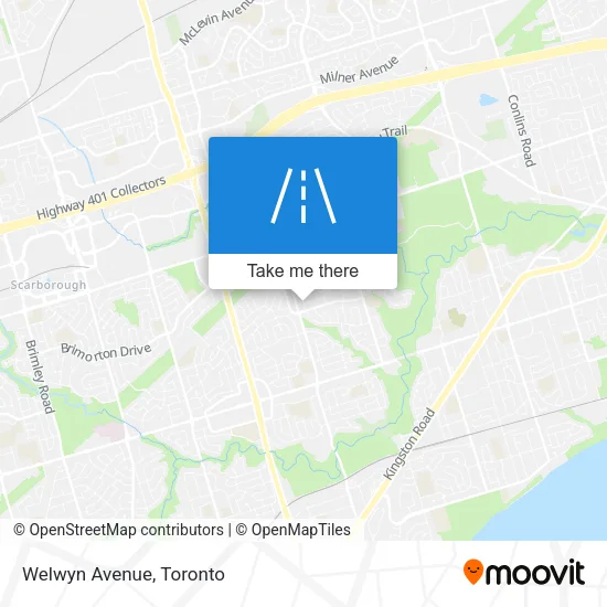 Welwyn Avenue map