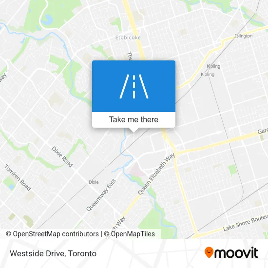 Westside Drive map