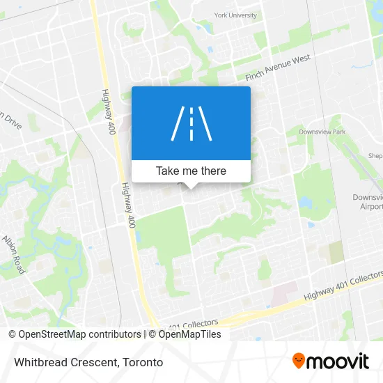 Whitbread Crescent map