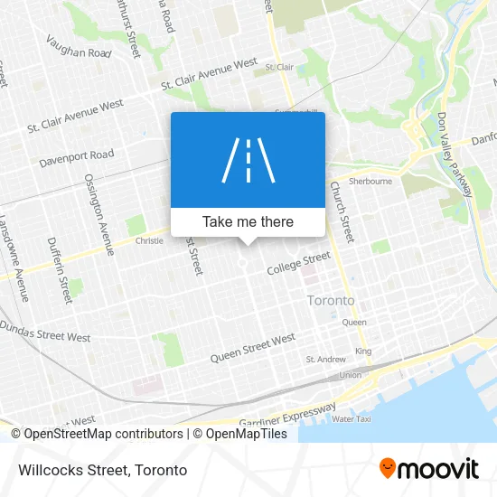 Willcocks Street map