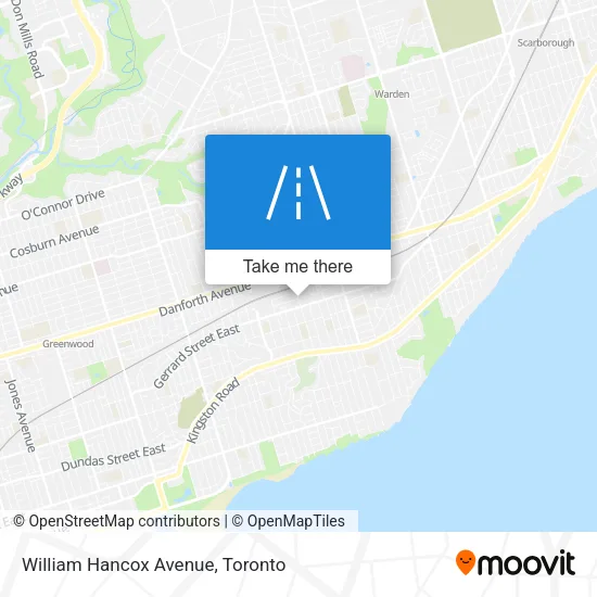 William Hancox Avenue map