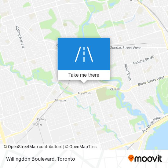 Willingdon Boulevard map