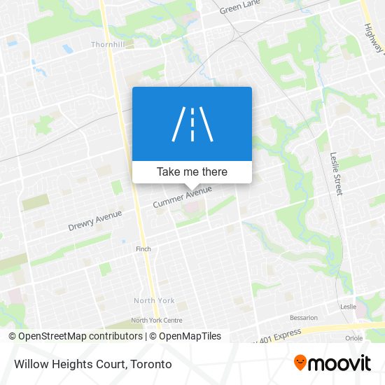 Willow Heights Court map