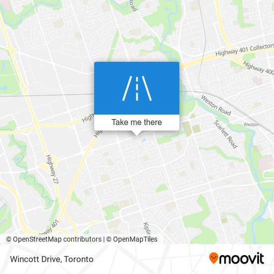 Wincott Drive map