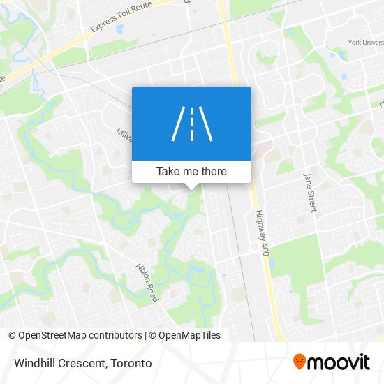 Windhill Crescent map