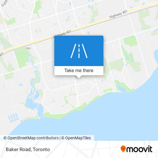 Baker Road map