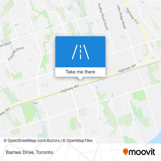 Barnes Drive map