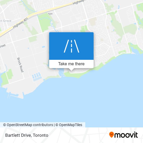 Bartlett Drive map