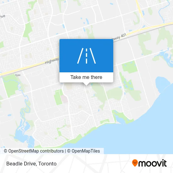 Beadle Drive map